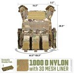 Adjustable Lightweight Tactical Vest with Quick Release