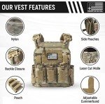 Crusader 2.0 Tactical Airsoft Vest with Molle