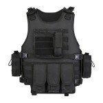 Black Tactical Airsoft and Paintball Vest