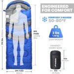 MalloMe Cold Weather Sleeping Bags for Adults & Kids