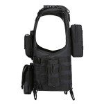 Black Tactical Airsoft and Paintball Vest