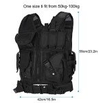 Lixada Adjustable Lightweight Tactical Training Vest