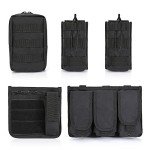 Black Tactical Airsoft and Paintball Vest
