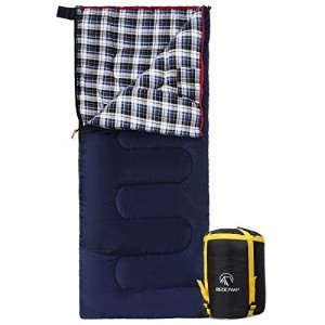 REDCAMP Cotton Flannel 3-Season Sleeping Bag