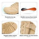 NORTIV 8 Men's Tactical Side Zip Boots 8