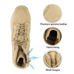 NORTIV 8 Men's Tactical Side Zip Boots 8