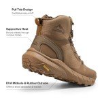 Men's Lightweight Tactical Combat Boots with Zipper