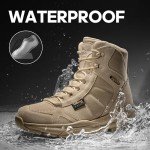 NORTIV 8 Men's Waterproof Tactical Military Boots