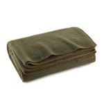 Olive Drab Fire-Resistant Wool Survival Blanket 66"x90