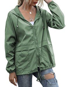 JMinger Women's Lightweight Waterproof Windbreaker Jacket