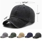 Vintage Washed Distressed Baseball Cap - Unisex