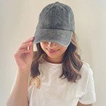 Vintage Washed Distressed Baseball Cap - Unisex