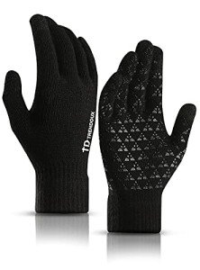 TRENDOUX Winter Touchscreen Driving Gloves - Black