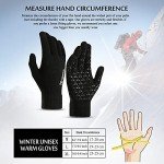 TRENDOUX Winter Touchscreen Driving Gloves - Black