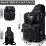 HAOMUK Tactical Sling Backpack for Survival & EDC