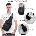 Black Tactical Sling Bag for Outdoor Adventures