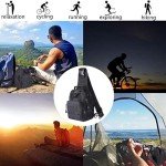 Black Tactical Sling Bag for Outdoor Adventures