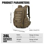 Mardingtop 28L Tactical Molle Backpack for Men