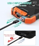 BLAVOR 10,000mAh Solar Power Bank with Fast Charging