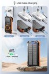 Solar Power Bank 49800mAh with Wireless Charging