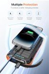 Solar Power Bank 49800mAh with Wireless Charging