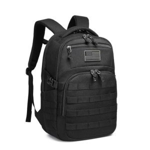 Wotony 25L Black Military Tactical Backpack