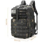 VTACOUTV 45L Tactical Military Backpack for Men