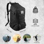 Men's Tactical 30L Waterproof Backpack with USA Flag