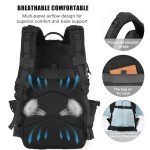 50L Military Tactical Backpack - Water Resistant Rucksack