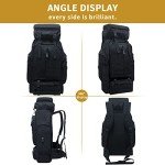 Vaupan 80L Tactical Waterproof Backpack for Adventures