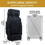 Vaupan 80L Tactical Waterproof Backpack for Adventures