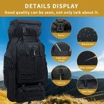 Vaupan 80L Tactical Waterproof Backpack for Adventures