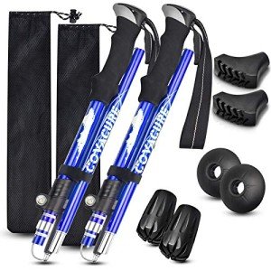 Collapsible Aluminum Trekking Poles for Hiking
