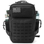 25L Tactical Military Backpack with Molle & Cup Holders