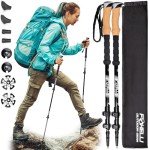 Foxelli Lightweight Carbon Fiber Trekking Poles