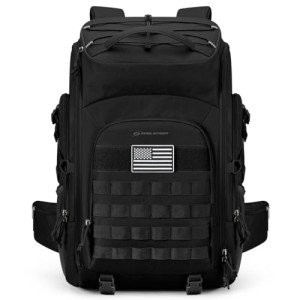 40L Tactical Backpack with Molle System - Black