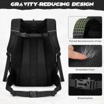 40L Tactical Backpack with Molle System - Black