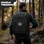 40L Tactical Backpack with Molle System - Black