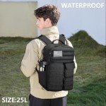 Wotony Men's Waterproof Tactical Backpack with Pockets