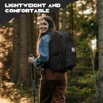 40L Tactical Backpack with Molle System - Black