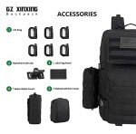 3-Day Tactical Molle Assault Pack Backpack - Black