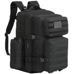 3-Day Tactical Molle Assault Pack Backpack - Black