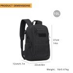 10L Mini Tactical Backpack with MOLLE System