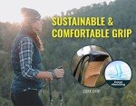 Ultralight Collapsible Hiking Poles with Cork Handles