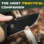 Kizer Cabox Fixed Blade Hunting Knife with Sheath