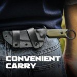 Kizer Cabox Fixed Blade Hunting Knife with Sheath