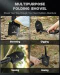 DARTMOOR Mini Folding Shovel - Portable Tactical Tool
