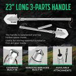 Survival Shovel and Axe Multi-Tool for Outdoors