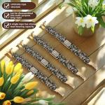 Patriotic Paracord Survival Bracelet with Multi-Tool