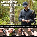 Adjustable Aluminum Trekking Poles with Cork Grip